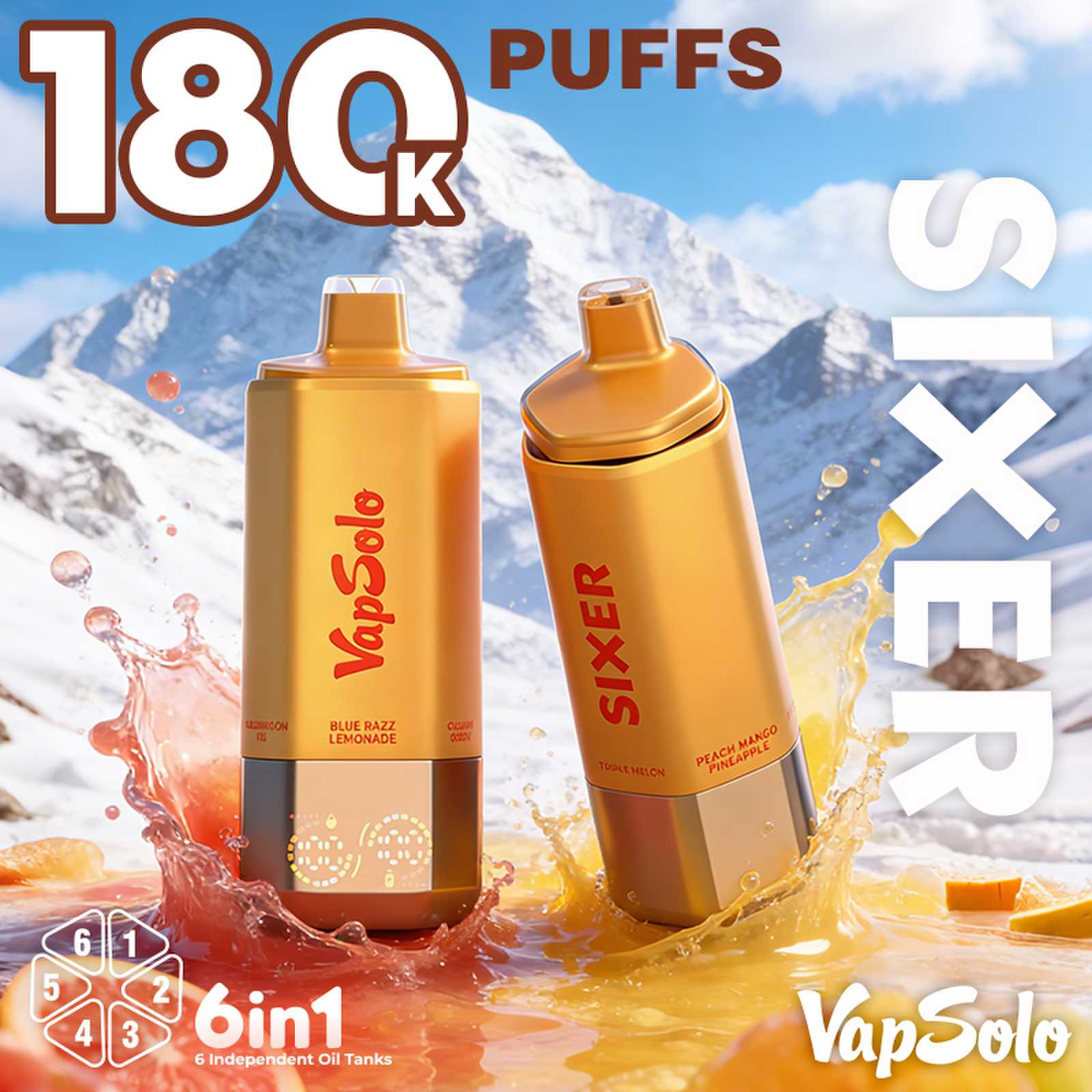 vapsolo SIXER 180K 48 vapsolo SIXER 180K 48