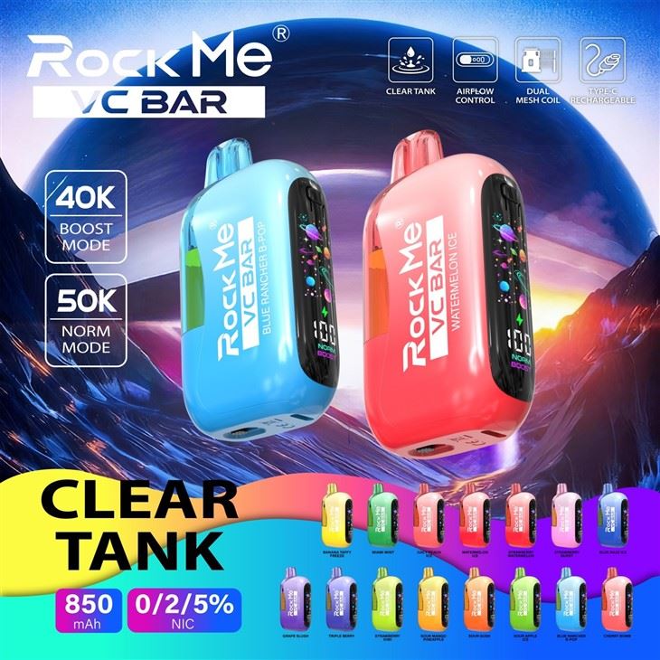 ROCKME VC Bar 50000 Puffs Fast Shipping Vape manufacturers